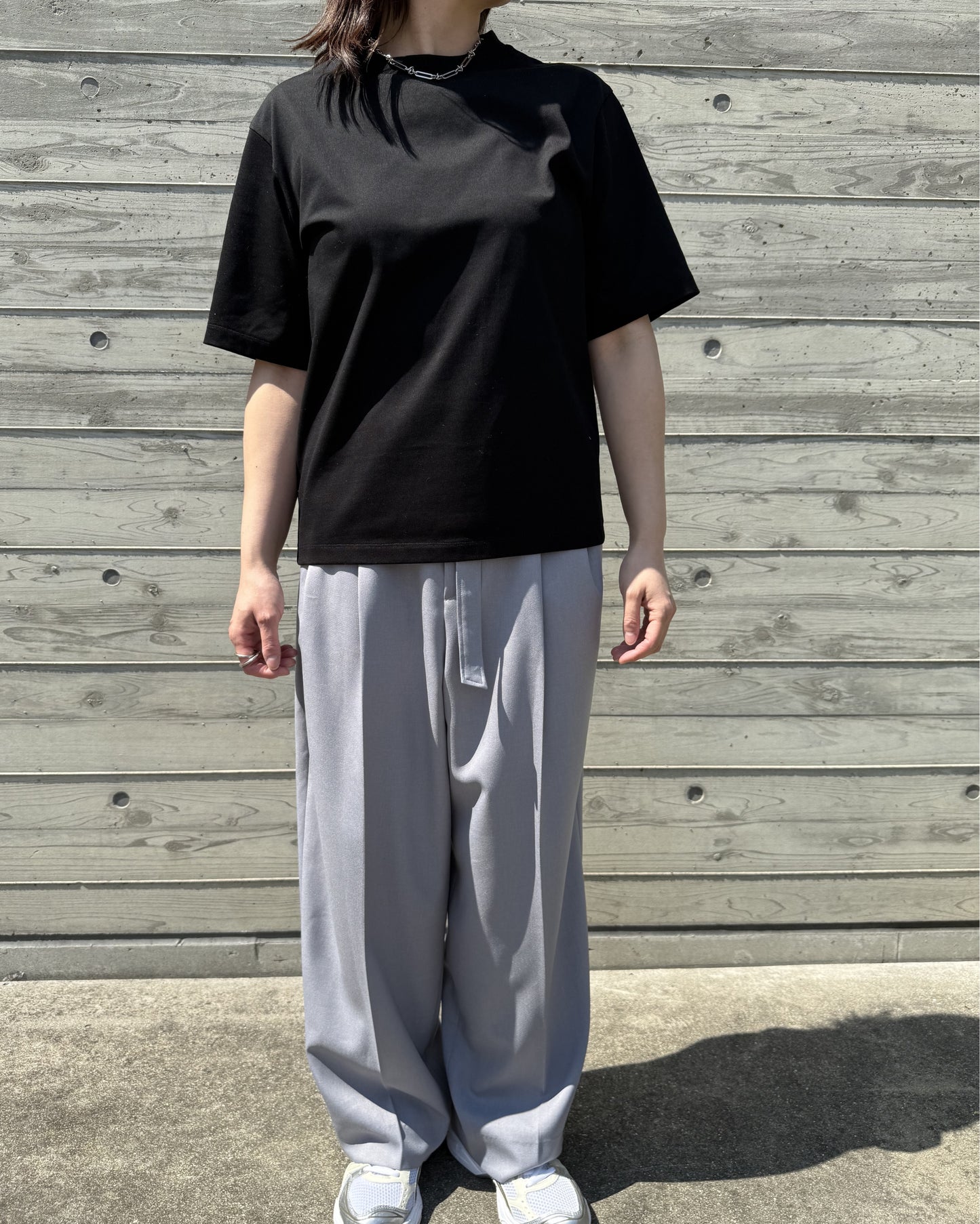 接触冷感＆ＵＶカット！二の腕を隠せる綿１００％の日本製Tシャツ♪